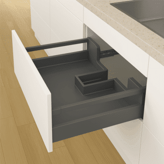 Découpe spéciale pour passage de siphon